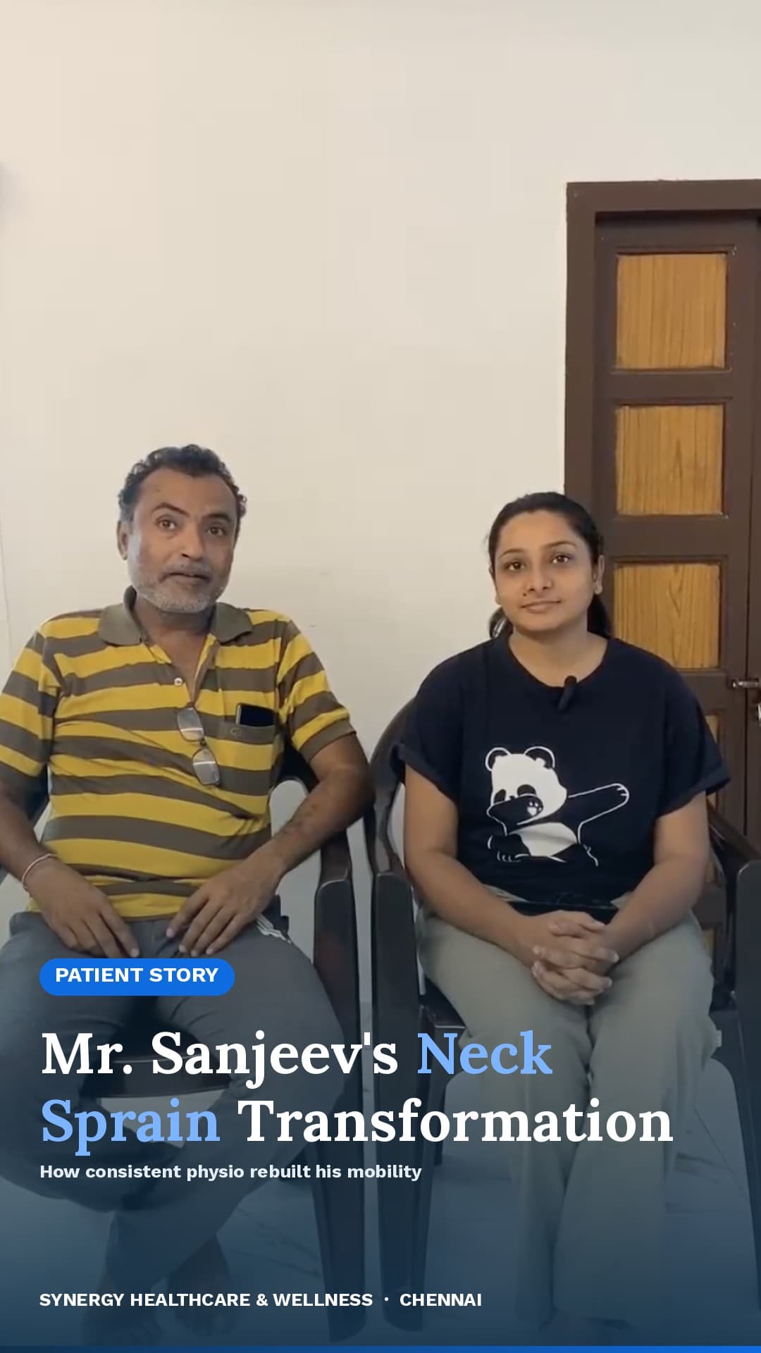 Watch: Mr. Sanjeev's Neck Sprain Transformation